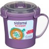 Sistema Microwave Hrnček na polievku 656 ml fialová
