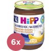 6x HiPP BIO Kaša Mliečna Na dobrú noc krupicová s banánom 190 g VP-F049020