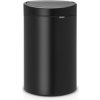 Matne čierny dotykový oceľový odpadkový kôš 40 l Touch Bin – Brabantia