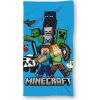 Osuška detská mikrovlákno - Minecraft na modrom - 3749