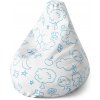 Sablio Sedací vak Pear Kreslenie najmenších - 140 x 100 x 25 cm