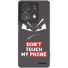 Picasee silikónový čierny obal pre Xiaomi Redmi Note 13 Pro 4G - Evil Eye - Transparent