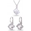 For You set Swarovski elements kocky číry CRYSTAL CAL'VZ' Set-kocka-007