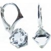 For You Náušnice Swarovski elements kocky 6 mm číre CRYSTAL - 661