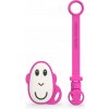 Matchstick Monkey senzorické hryzátko silikón ružová