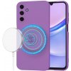 Techsuit SoftFlex MagSafe – puzdro na Samsung Galaxy A15 4G / A15 5G – fialový