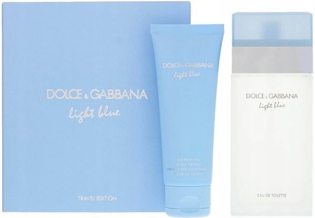 Dolce & Gabbana Light Blue EDT pre ženy 100 ml + telový krém 75 ml darčeková sada