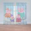 Sablio Záclony Prasiatko Pepina Rodina: 2ks 150x250cm