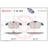Sada brzdových platničiek, vždy 4 kusy v sade BREMBO P 24 076X (P24076X)