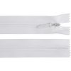 Špirálový zips skrytý No 5 dĺžka 60 cm pevný biela 1ks