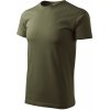 MALFINI Basic - Tričko pánske (military), Veľkosť L