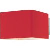 Moderné svietidlo AZZARDO TULIP Wall red AZ0139