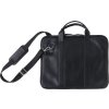 Kožená taška na notebook Michael, čierna