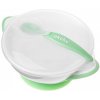 Miska s prísavkou white/green