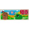Bigjigs Toys Senzorické puzzle farma