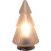 HIT Sklenená dekoratívna LED lampička 19,5 cm stromček