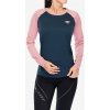 Dámska bežecká mikina Dynafit Alpine Pro L/S Tee - blueberry/mokarosa