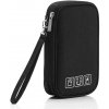 Cestovný organizér na slúchadlá s USB Mini Čierny