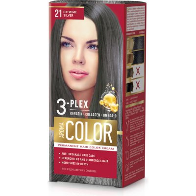 Aroma Color Farba na vlasy extrémne striebro 21