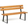 Parková lavička STANDARD s operadlom, 1500 mm, limba