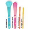 Legami Set Of 4 Makeup Brushes - Oh My Glow! - Daisy uni