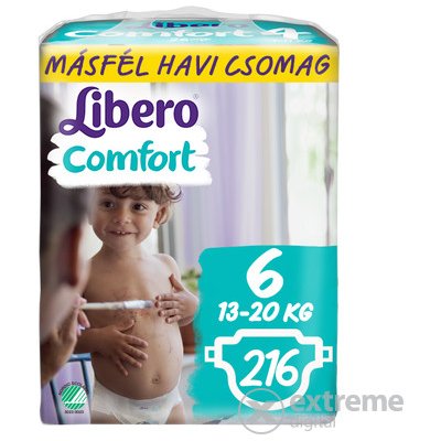 Libero Comfort Junior/XL sada plienok 6 216 ks od 40 € - Heureka.sk