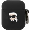 Karl Lagerfeld 3D Logo NFT Karl Head silikónový obal pre AirPods 1 / 2 - čierny 3666339087807 - možnosť vrátiť tovar ZADARMO do 30tich dní