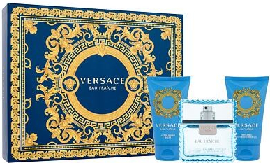 Versace Man Eau Fraiche 1: EDT 50 ml + sprchový gel 50 ml + balzám po holení 50 ml