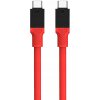 Kábel Tactical Fat Man USB-C/USB-C - 8596311227912 - 1 m - červený