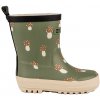 Detské gumáky zateplené ROLLER 25 EXANI - zelené GREEN MUSHROOM Veľkosť: 28