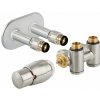 HOPA - THERMCOMBI-SET, stredový ventil s pripojením pre elektrickú tyč - Farba - Nerez, Variant - Ľavá RDTHERMCOMSETLS