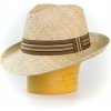 Pánsky slamený klobúk so zdvihnutou krempou - 58