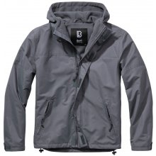 Brandit Windbreaker Frontzip antracitová