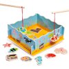 Bigjigs Toys drevená hra magnetické chytanie rybičiek