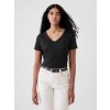 GAP Tričko organic vintage v-neck Čierna čierna XL GAP 1200055842009