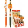 Pero gélové /gumovacie M&G Pumpkin, hrot 0,5 mm - modrá náplň (2 dizajny)
