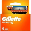 GILLETTE Fusion5 náhradné hlavice 4 ks, 4 ks
