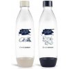 SodaStream Príslušenstvo - Fľaša 1 l, 2 ks, čierna/béžová 42007332