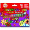 Koh-i-noor barvy na sklo 12x10ml (10 barev + 2 kontury)