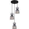 Italux Balme PND-3619-3A-BK-SG závesné svietidlo 3xE27 40W