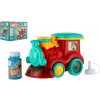 Teddies Lokomotiva bublifuk + náplň - 18 cm - na baterie se zvukem a světlem