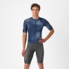 Castelli krátke s trakmi Competizione 2 KIT šedá