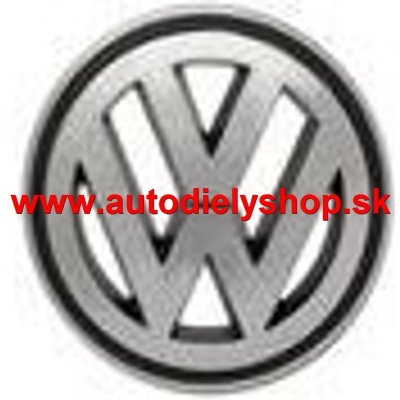 VW PASSAT "CC" 06/08- predný znak "VW" čierny/chrómový 130 mm ORIGINÁL