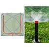 Hunter Spray 17A závlahový set štvorec 3,9-5,2m