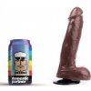 Domestic Partner Wilhelm Brown M, dildo s Vac-U-Lock prísavkou 21 x 5,1 cm