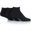 Iomi 3 páry členkové DIA ponožky s froté chodidlom Čierne
