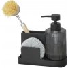 Wenko | WENKO 54654100 - Organizér PINA 16x17 cm čierny | WE0453