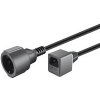 PREMIUMCORD Prodlužovací přívod 230V s EURO konektorem C14 (IEC connection) , 20cm
