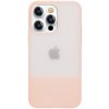 Kryt KINGXBAR Plain pre Apple iPhone 13 Pro Max - plast / silikón - ružový