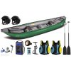 Gumotex Baraka Set 3 - k nejlepší kánoi ta nejlepší výbava: pumpa GM 4 ALU s manometrem, pádla TNP 505.0 Allround Canoe, vesty Aquarius MQ Pro a vak 135L